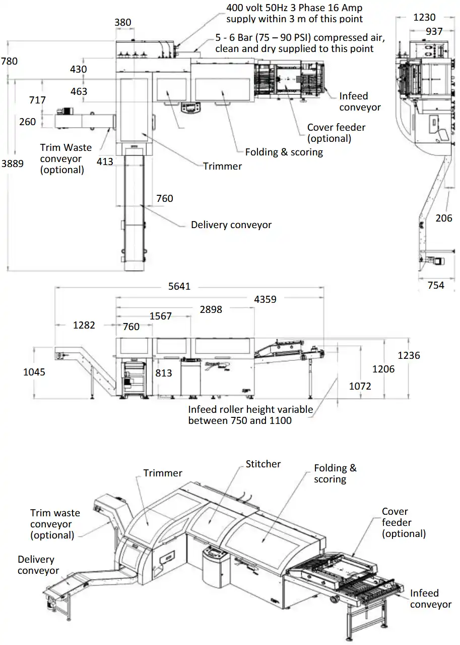 Smart-binder sb-2 and SB-3 Floor Plan