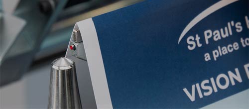 ISG Cold-glue applicaton nozzle on the Smart-binder