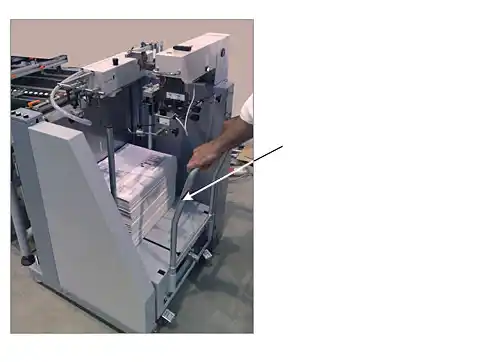 The pile loading trolley PLT-100's trolley handle