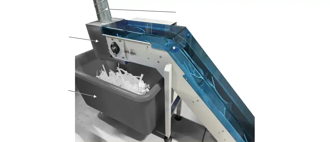 Waste removal conveyor TWC-101